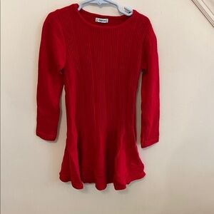 Mayoral Red Ribbed Kids Sweater